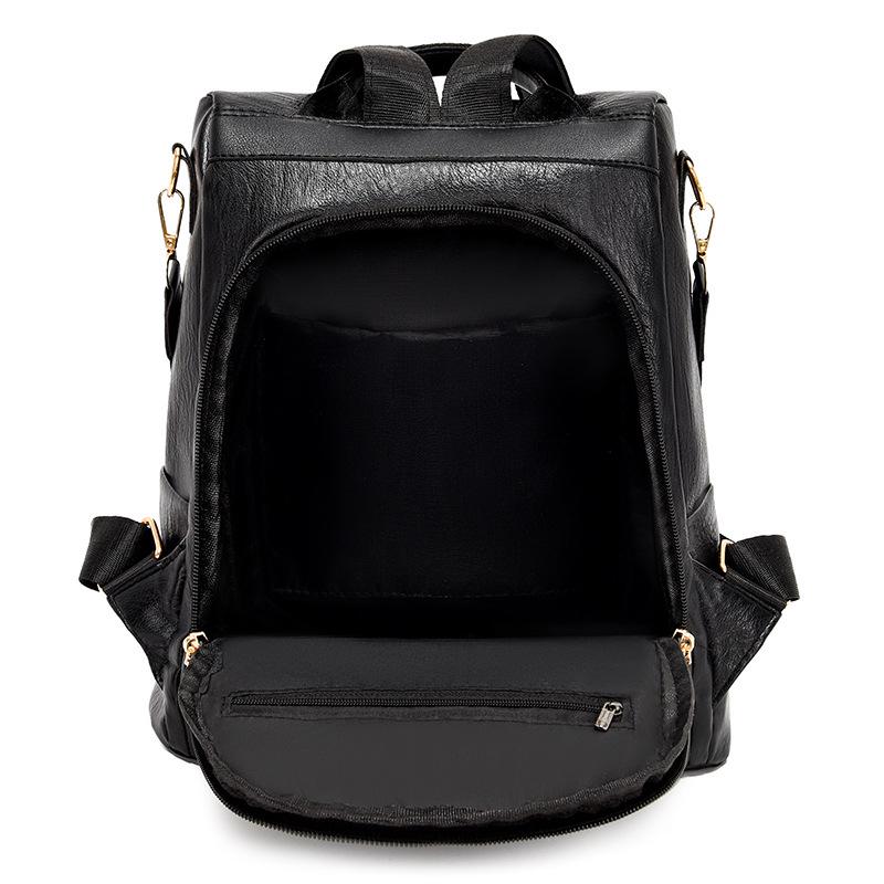 2025 Women's Simple Patchwork Anti-theft Outdoor Travel & Multifunctional Student Backpack