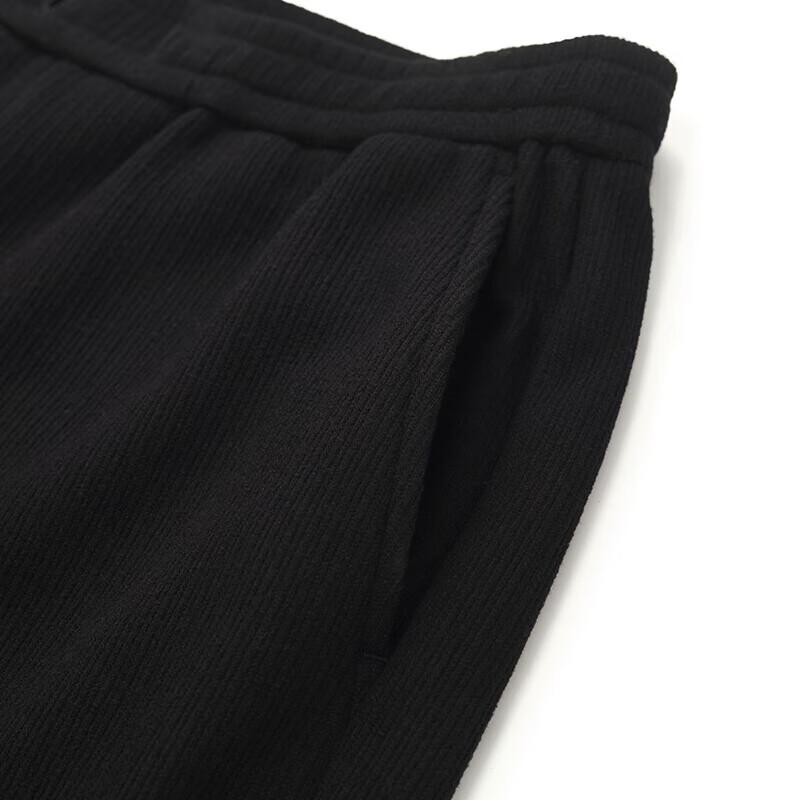 GOELIA Women's High-Waist Ribbed Knit Wide-Leg Pants