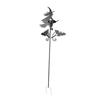 Witch Weather Vane Iron 360 Degree Rotation Bat Witch Vane Decor for Yard and Garden