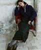 FRITUR Tartan Check Maxi Skirt Green_F254Sk01