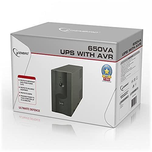 Onduleur - Gembird - UPS-PC-652A - Technologie VRLA - Design compact - Protection contre les surtensions