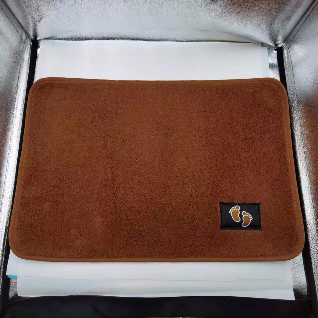 Thickened Non-Slip Absorbent Bathroom Floor Mats - Waterproof & Dirt-Resistant Door Mats and Toilet Foot Mats.