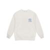 New MLB Sweatshirt Unisex Ivory White 31MT05941-50I