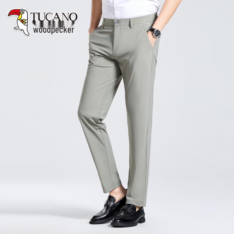 

Мужские брюки TUCANO в стиле business casual прямого кроя 33