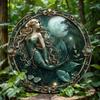 Metal Mermaid Wall Art Marine Theme Gift Home Bathroom Decor