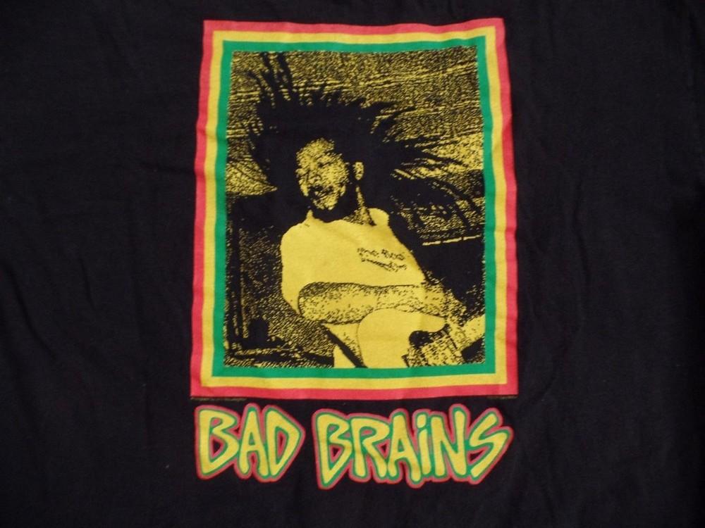BAD BRAINS Регги S-234XL Черная Унисекс Рубашка одна сторона Унисекс Футболка S
