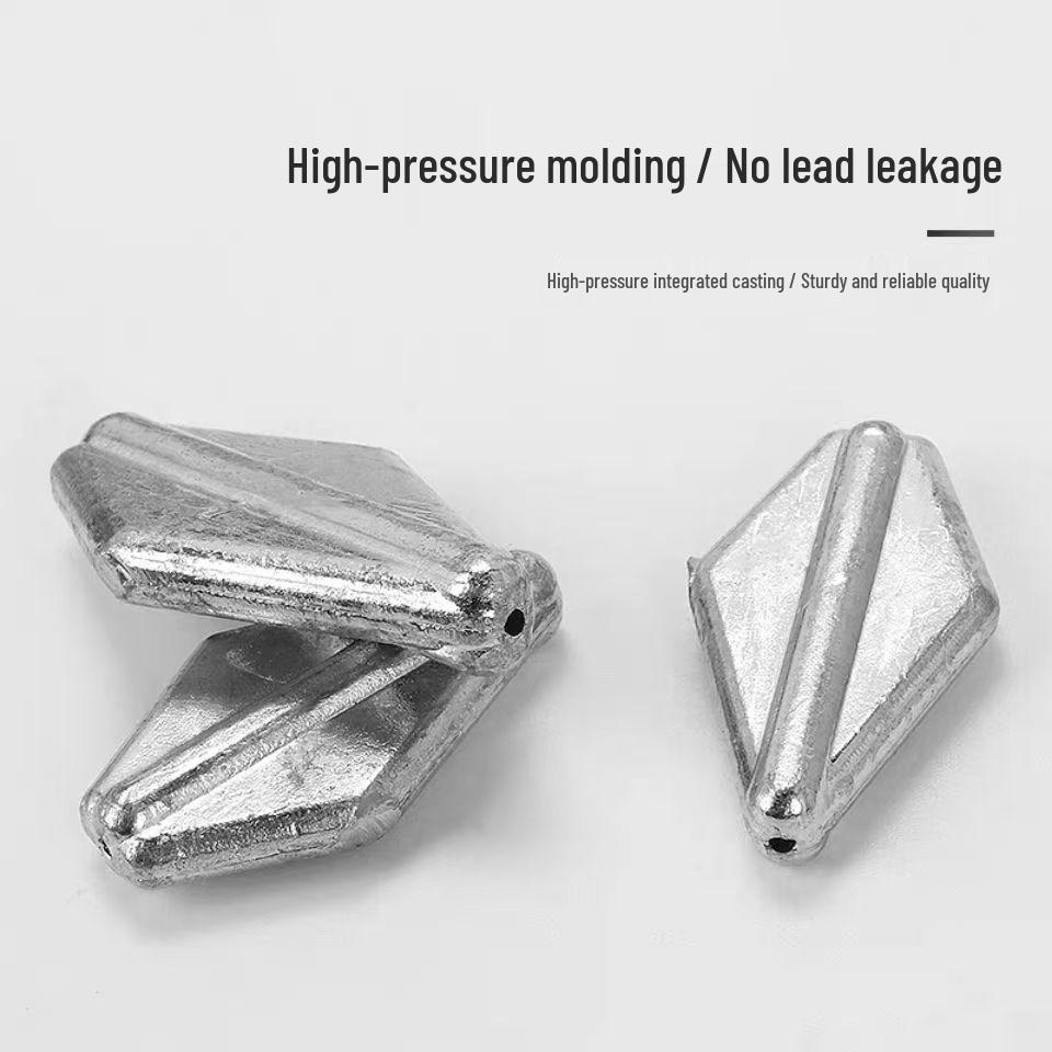 Aircraft-Shaped Plastic Core Lead Sinker, Hollow and Flat Design for Surf and Raft Rods, Long-Casting Fishing Gear