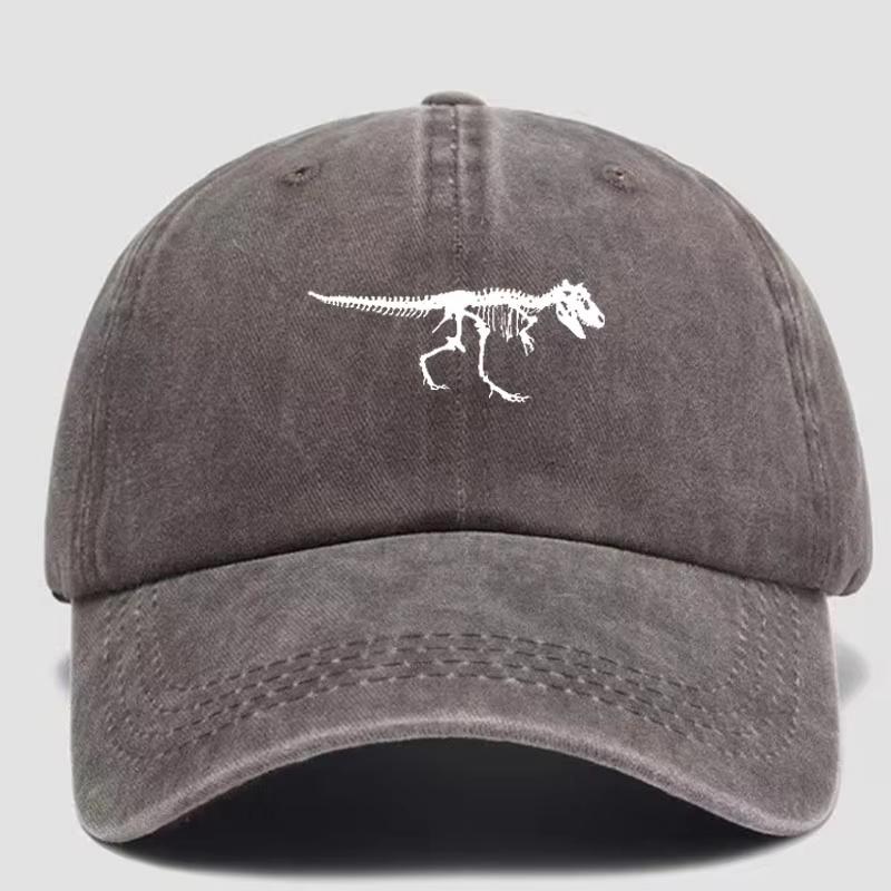 

Бейсболка с принтом скелета динозавра, регулируемая, с застежкой-snapback, солнцезащитная кепка, спортивная кепка с животным, ретро защитная кепка для унисекс, женщин Adjustable