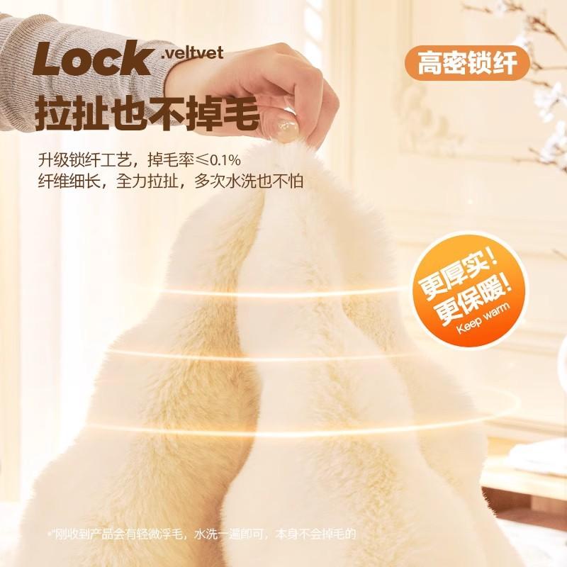 Internet Celebrity Tutu Velvet Sofa Cushion  Autumn And Winter New French Retro Plush Seat Cushion Fixed Non-Slip Cover