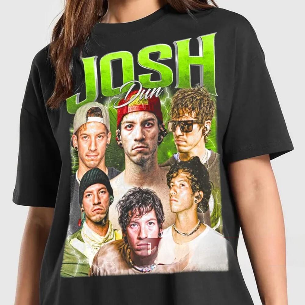 T-shirt Unisex Josh Dun Twenty One Pilots Tutte le Taglie