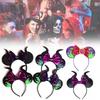 Adorable Halloween Themed Mickey Ghost Headband With Cute Bow For Kids Parties