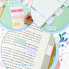 Index Sticky 120 6 Colors Easy to Write Easy to for Marking Light Notes, Sheets, (Light/Colored), On, Peel, Office, Study, Memo, Classification,