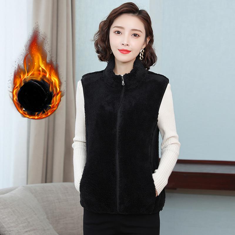 Ärmellose Weste Frauen Lange Weste Weibliche Weste Ärmellose Jacke Frauen Zipper Westen