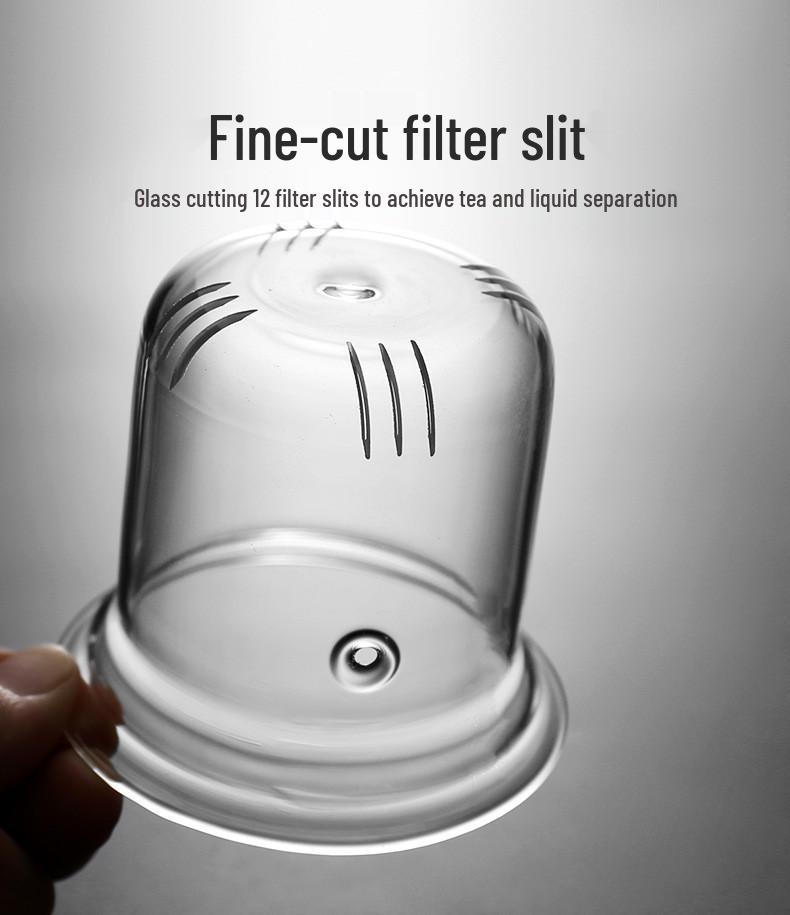 Heat-Resistant Borosilicate Glass Teapot Set with Infuser - Perfect for Brewing Tea, Gift Box Included