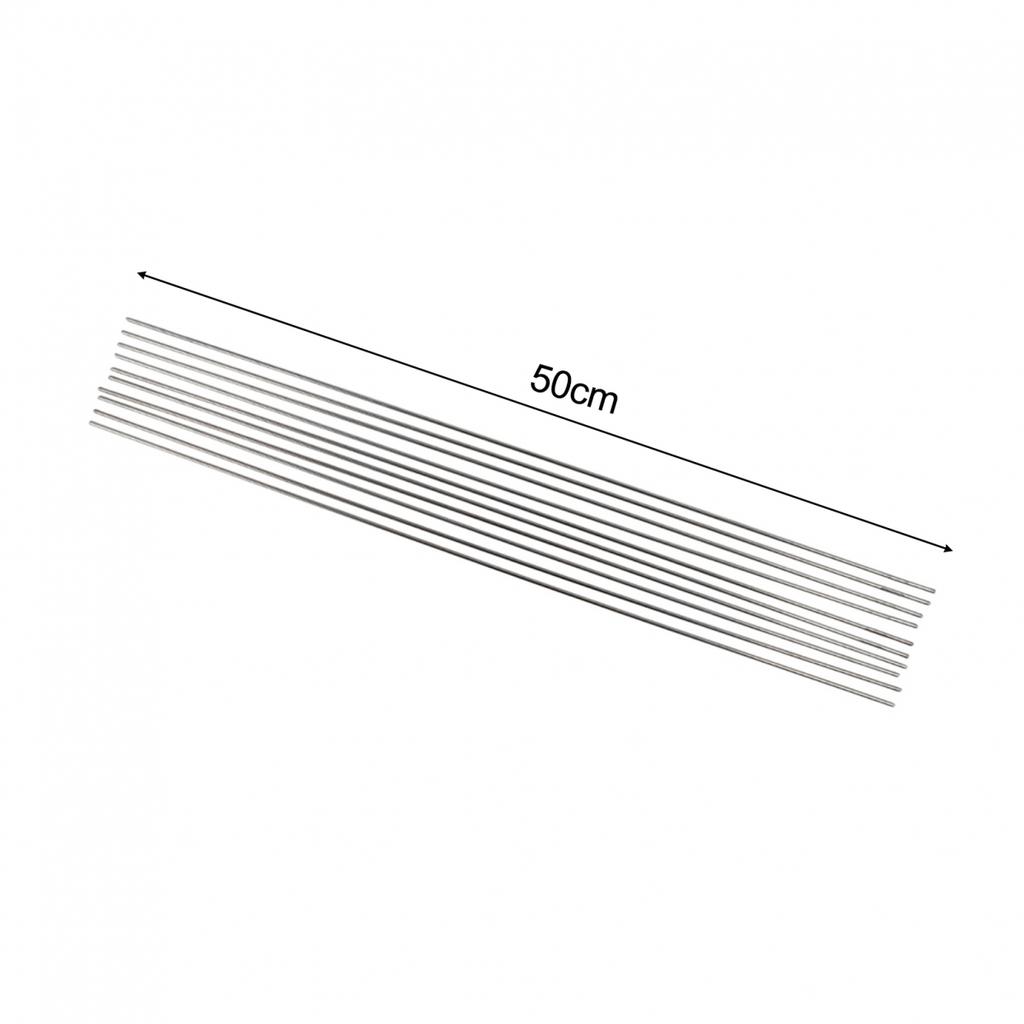 50Pcs Aluminum Flux Cored Welding Rods Wire 164ft Easy Melt Welding Rods