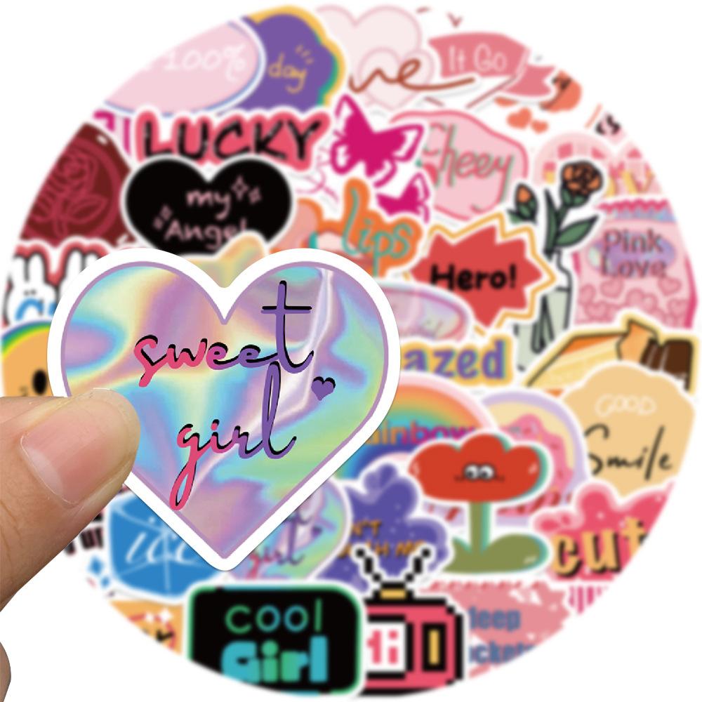 40 Cartoon European and American Retro Style Graffiti Stickers Can Decorate Suitcase Pen Guitar Notebook Waterproof