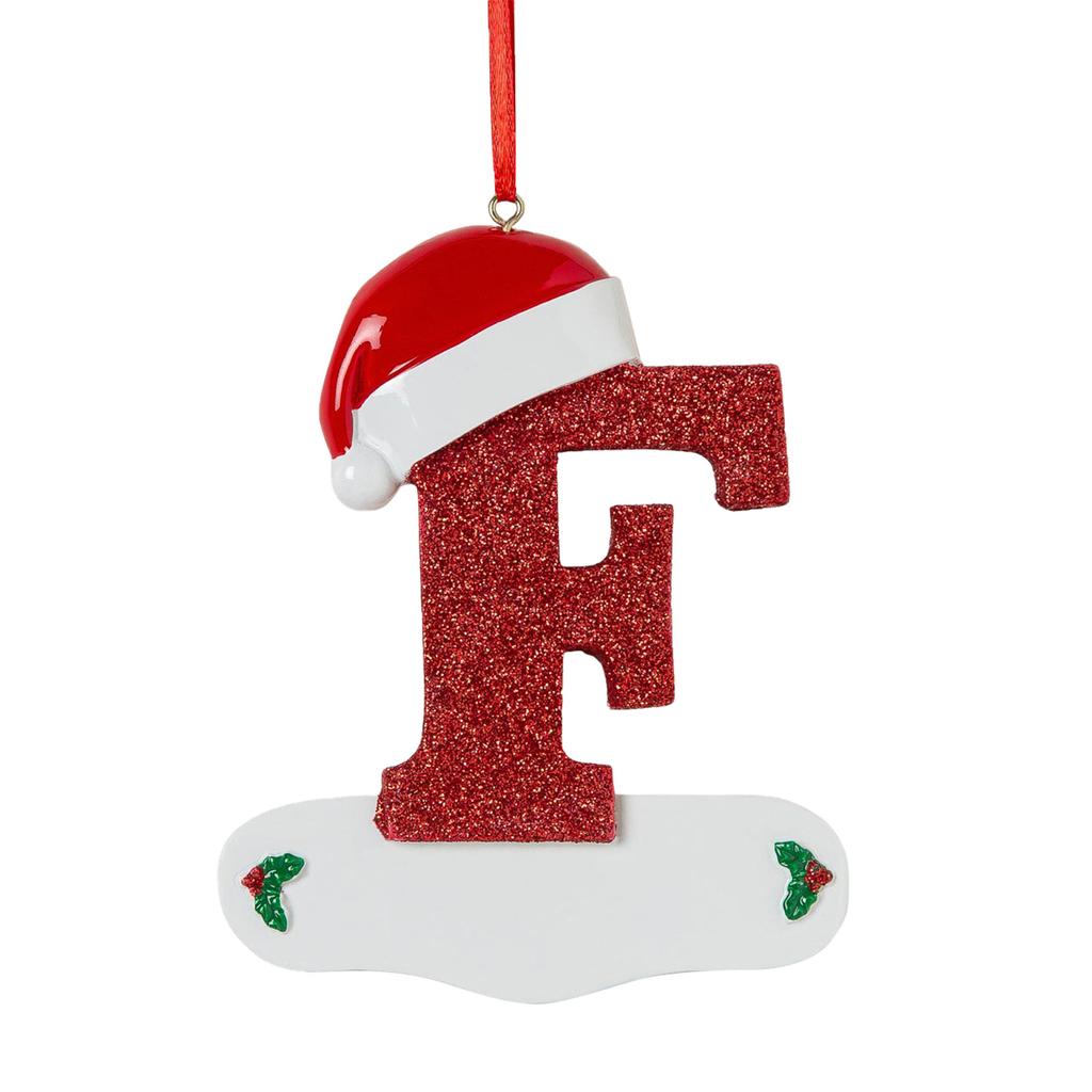 Christmas Tree Decoration Pendant Personalized Christmas 26 Letter Ornaments