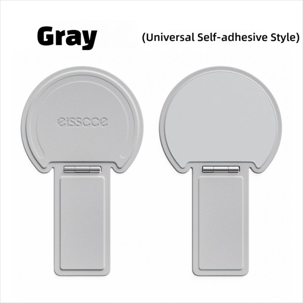 

Strong Magnet Phone Magnetic Stand Ultra-thin Back Sticker Bracket Double Sided Holder Travel Grey Self-adhesive