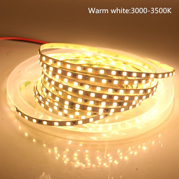 

5M LED Strip width SMD 2835 4mm 120LEDs/m DC 12V LED Strip Flexible Tape LED Rope Ribbon Light Natural White / Warm White 5m теплим білим кольором