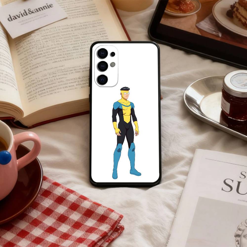 S-Subversive I-Invincible Cartoon   Phone Case For Samsung S 25,24,23,22,30,21,10,9,Ultra,Plus,Lite,FE,4,5 G Soft Black Case
