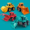 1:55 Children Plastic Vehicle Car Toys Trucks Construction Vehicle Excavator Bulldozer Model Inertia Children's Gifts Carro
