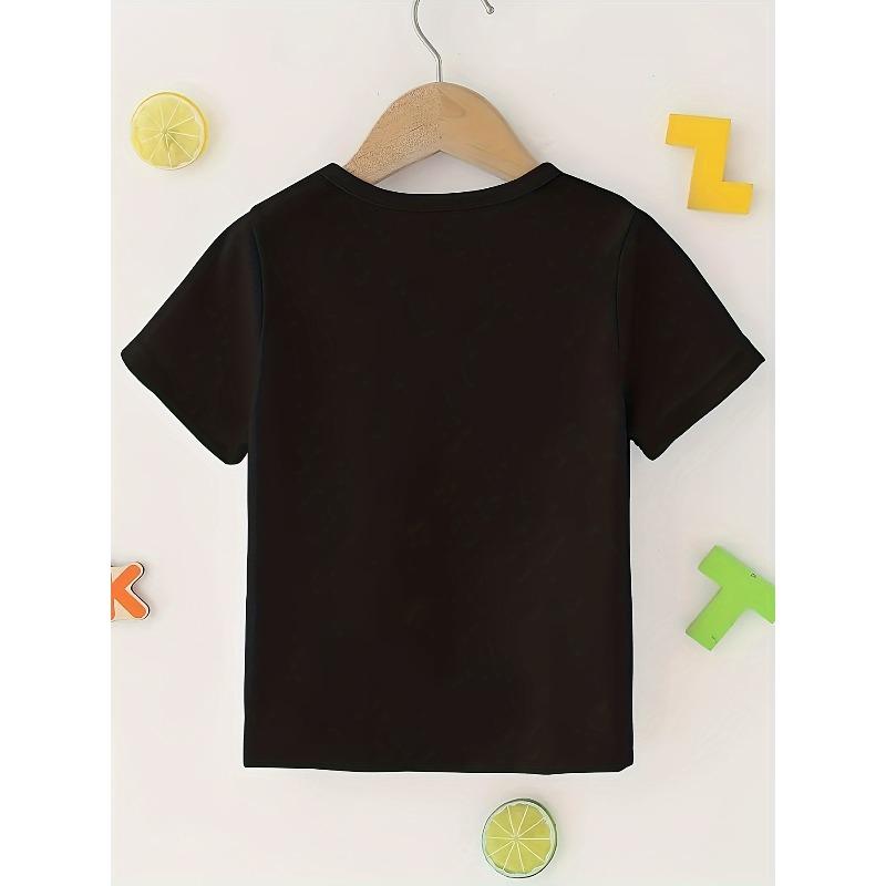 European Sizes Boys' Summer Short-Sleeve T-Shirt, Pure Cotton Children's Shark Print New Top