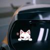 Zhaogi Cat Car Cute Cat Car Stickers Glass Cover Scratches Stickers Electric Car Cartoon Body Stickers Decorative Accessories