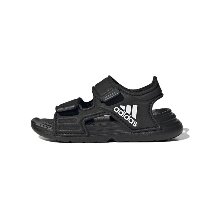Adidas Altaswim Abrasion Resistant Low top Toddler Shoes Black Infant And Toddler GV7796 26.5
