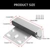 Aluminum Alloy Antitheft Door Latches Bolt Door Reinforcement Lock Hardware Convenient Home Security Door Lock Enduring