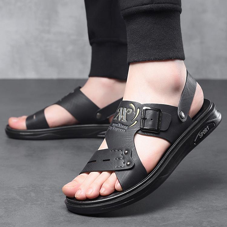 Sandals for Men's Microfiber Beach Shoes New Summer Sandals Dual-purpose Sandals Comfortable Casual Shoes for Men's Shoes