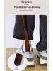 Solid Wood Extended Handle Shoehorn for Pregnant Women & Elderly – Easy Shoe Access