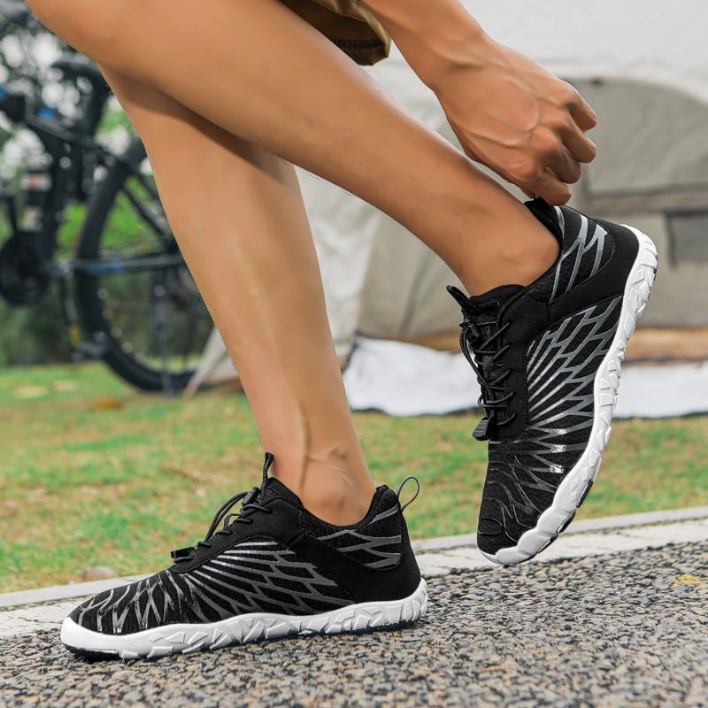 Unisex Water Shoes Lightweight Aqua Shoes Non Slip Casual Wading Shoes Adjustable Outdoor Trekking Shoes for Men Women