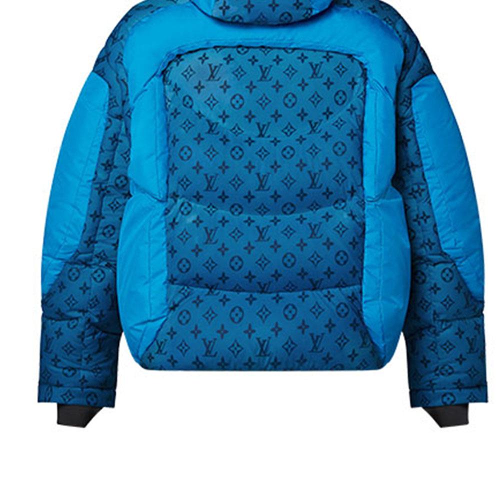 LOUIS VUITTON FW21 Down Jacket Men's Blue 1A9KHZ