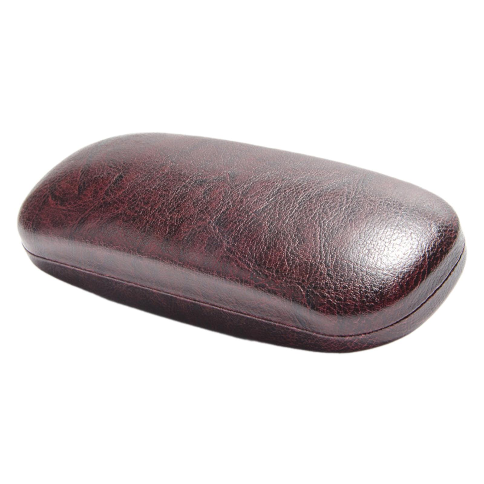 

Eyeglass Sunglasses Cases Large Size Protective Shell for Classroom Office Bedroom for Protecting Reading Glasses коричневый