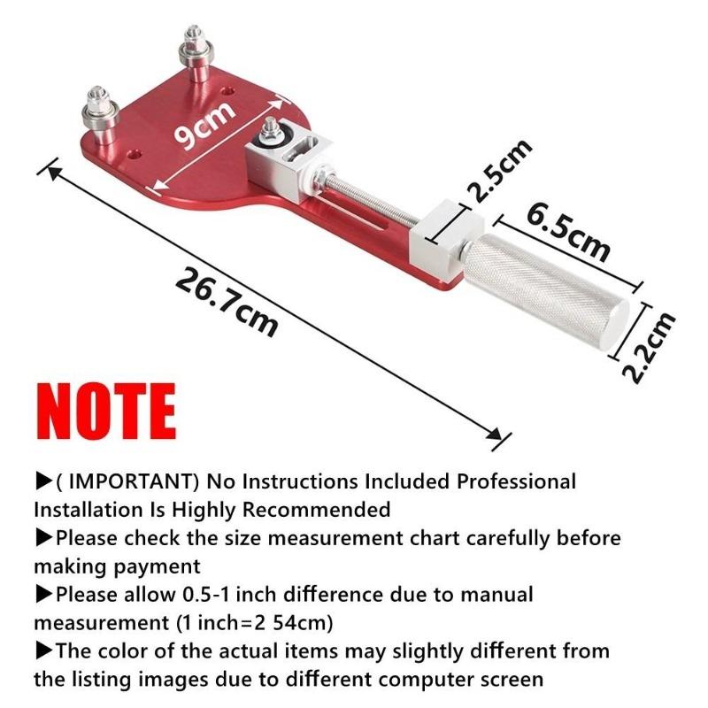 Aluminum Adjustable Oil Filter Cutter Tool Replace 77750 Auto Cutting Car Accessories Fit For 2-3/8 to 5 Inch Range Red Black