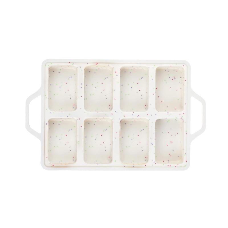 Silicone Miniature Loaf Pans Nonstick 8 Cavity Bread Baking Mold Small Meatloaf Mould Dishwasher Safe Meatloaf Bakeware 1
