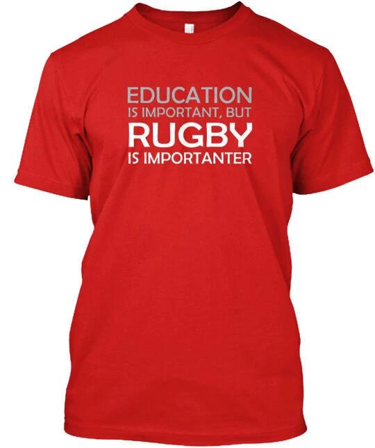 Rugby Is Importanter T-Shirt Made In the USA Size S To 5XL