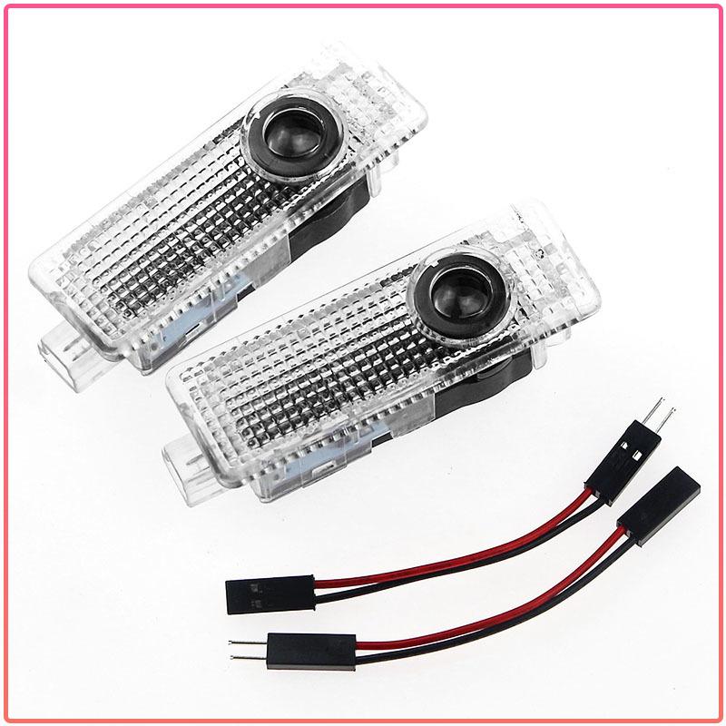 2Pcs Auto LED Door Welcome Projector Lights Wireless Ghost Shadow Step Light For MINI Cooper Fridge One S F56 R57 R58 R60 JCW Countryman Clubman