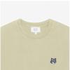 Maison KiTune Herren Kurzarm T-Shirt Grauer Fuchskopf Aufnäher Pm00108kj7025