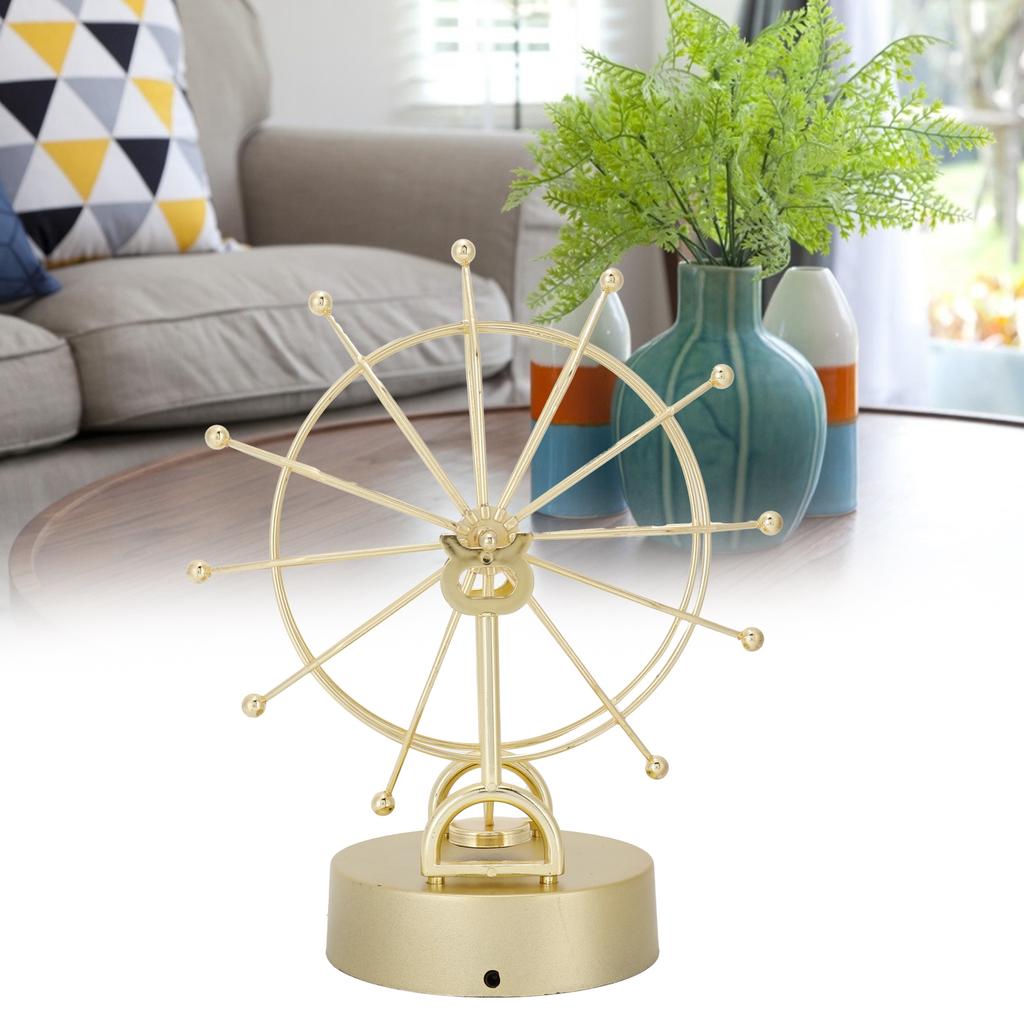 Ferris Wheel Ornaments Innovative Gold Perpetual Motion Model Magnetic Desktop Art Craft