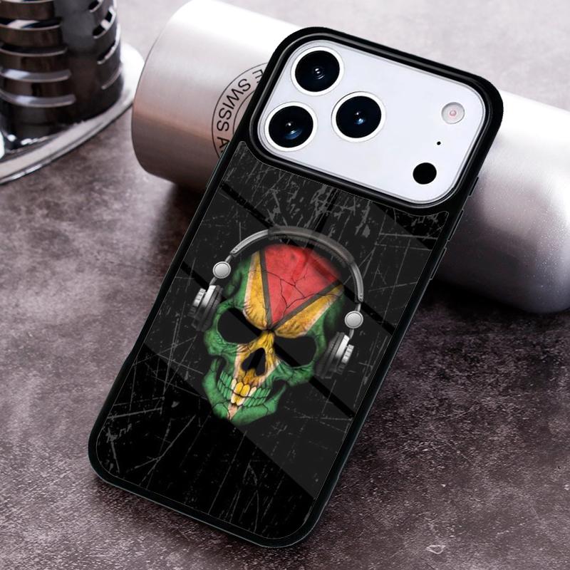 Guyana Flag Phone Case for iPhone 17 16 15 Pro Max Air 14 13 12 11 Plus Shockproof Cover
