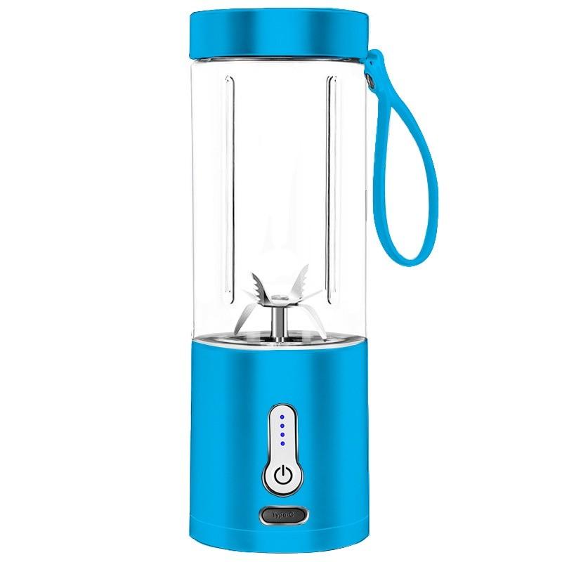 530ML Portable Bottle Blender Household Electric Fruit Juicer Blender 22000 RPM High Power USB Rechargeable Juice Cup