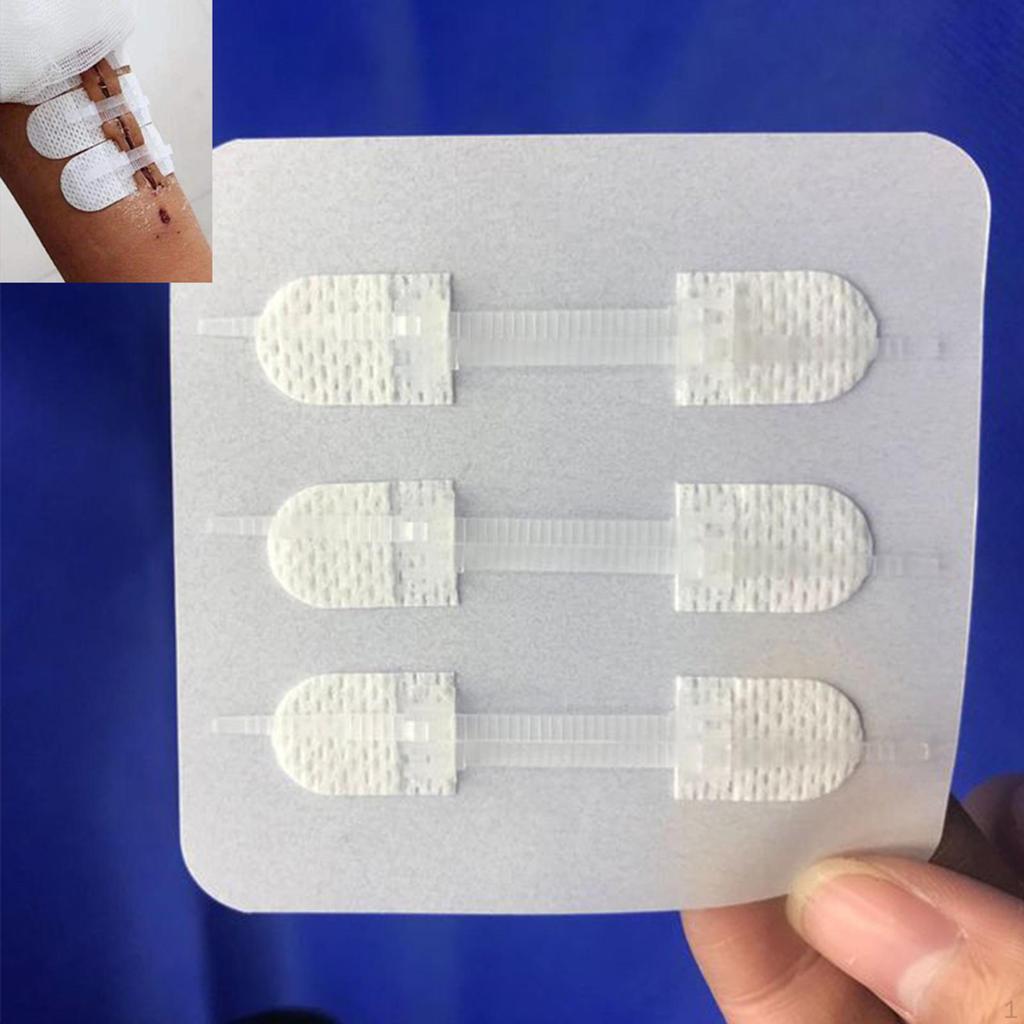 3 Piezas Hemostático Adhesivo Heridas Cremallera