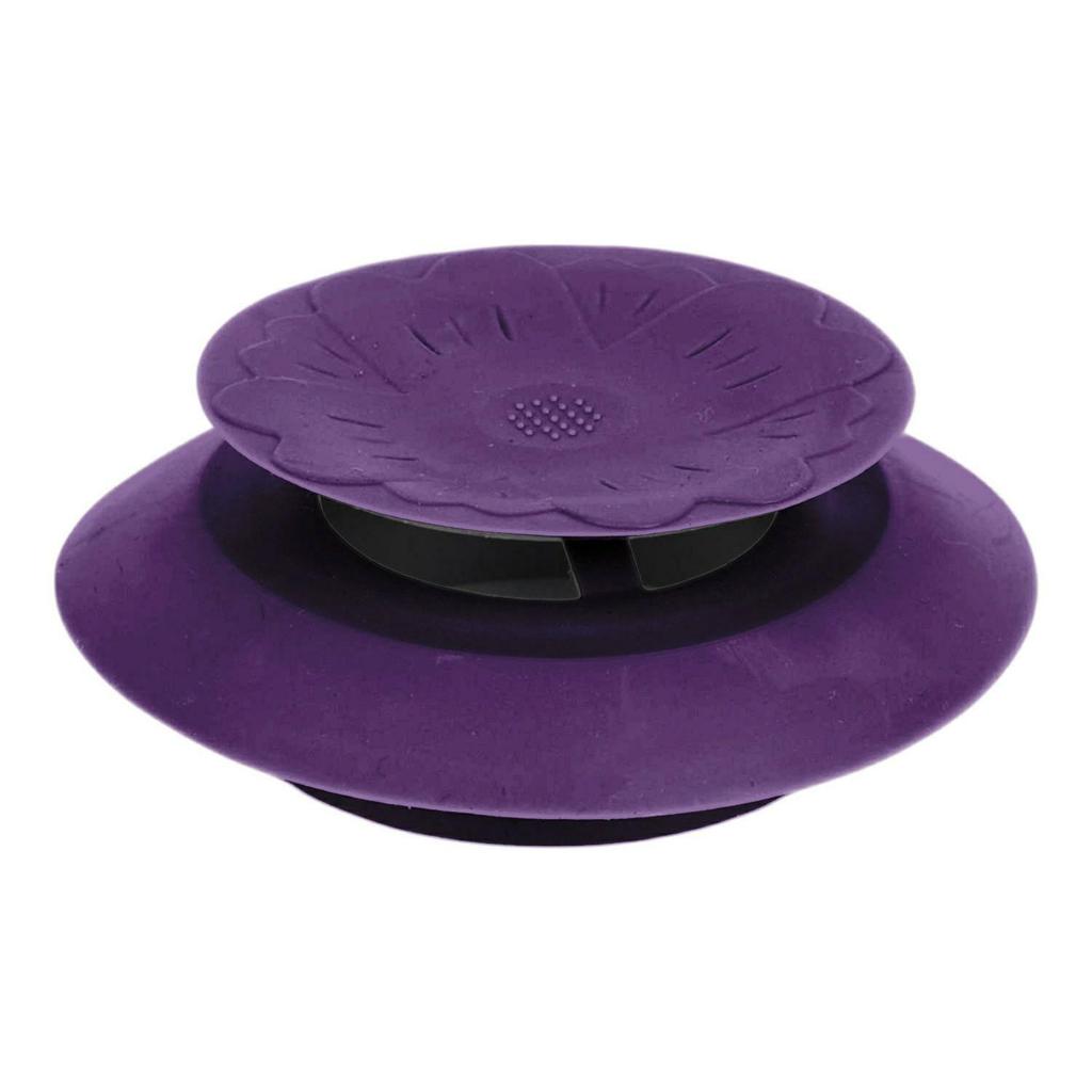Spülbeckenstöpsel Lila Aus Flexiblem Silikon, Lebendige Farbe