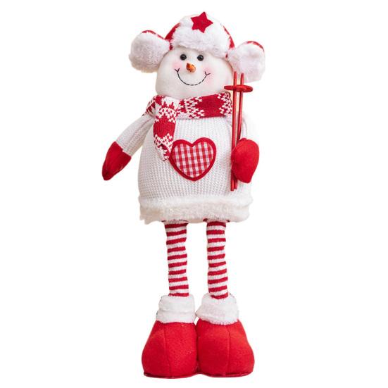 Christmas Doll Ornament Santa Claus Snowman Elk Decoration Festive Tree Decor Christmas Party Supplies