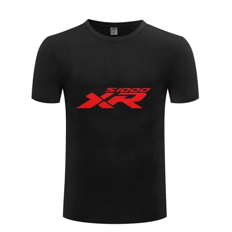 High Quality S1000XR T Shirt Men Print New LOGO Tee Cotton Summer Short Sleeve Round Neck Tops Casual Clothing Unisex Oversized