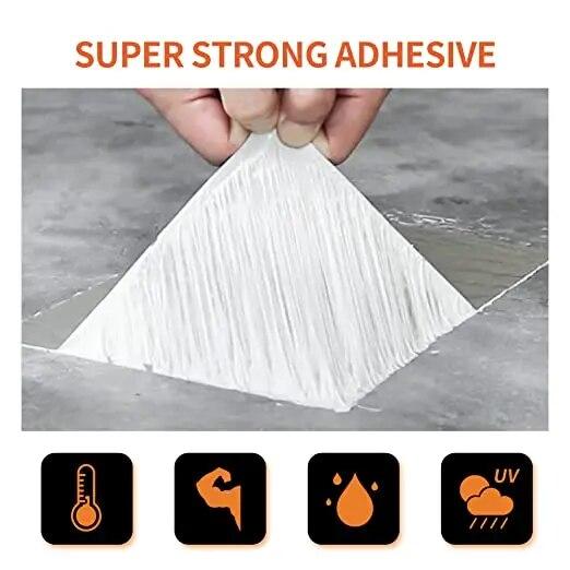 Household Waterproof Tape Roof Leak Proof ,high Temperature Resistant Pipeline Wall Leak Proof Sticker Adhesive Pipeline Fixing Tape