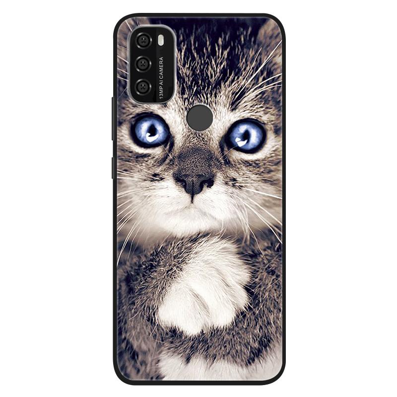 For Blackview A70 Case A 70 Capa Silicone Cute Cats Painted Soft Black Cover for Blackview A70 Pro Cover A70Pro TPU Coque Cases