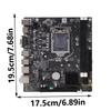 Computer Motherboard DDR3 1066/1333/1600 Memory Supported H61 Motherboard for 1155Series CPUs Processors PCIEx1 Slot