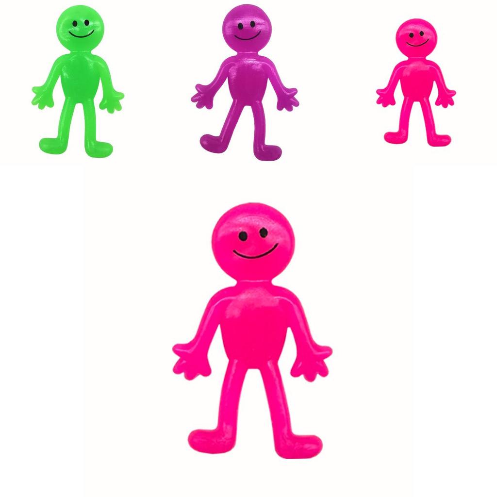 Tpr Smiley Face Doll Toy Stretchable And Stress-relieving Figure For Children Teens And Adults